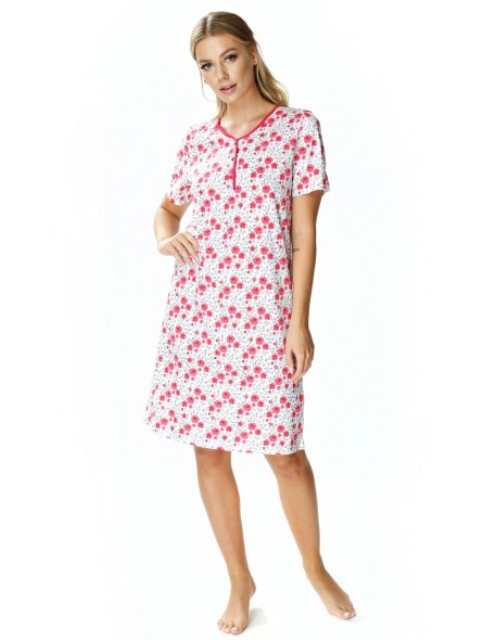 Shirt night women's with short sleeve Mewa Rozalia