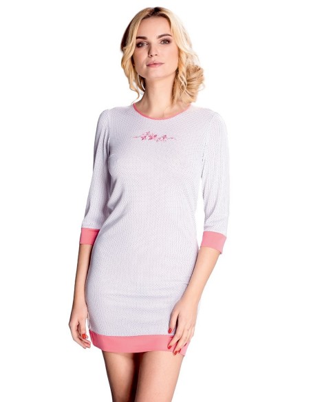 Short shirt night with wiskozy 3/4 sleeve Mewa Nina