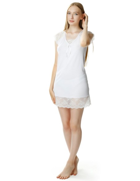 Seksowna t-shirt night koronkowa Mewa Alize