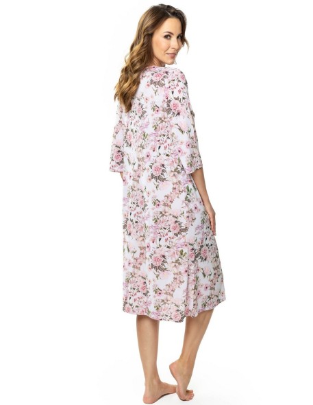 Shirt night with wiskozy plus size Mewa Pola