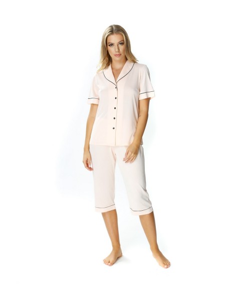 Pajamas women's dwuczęściowa na guziki Mewa Ellen