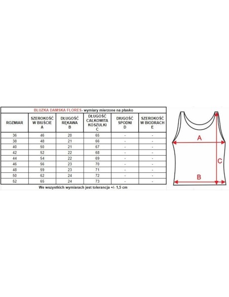 Shirt night góra od pajamas Mewa Flores