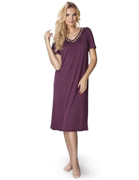 Women's shirt night with wiskozy Mewa Lilia