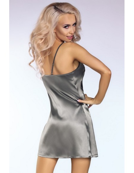 Platinum-red komplet koszulka + szlafrok + figi, Livia Corsetti lc 90290 