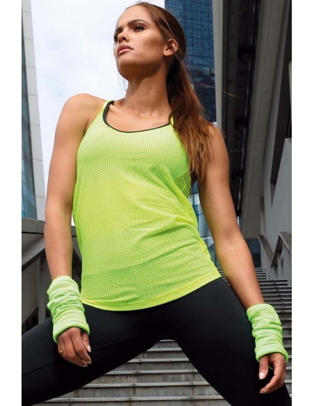 Koszulka sportowa damska na ramiączkach Lorin L5158 