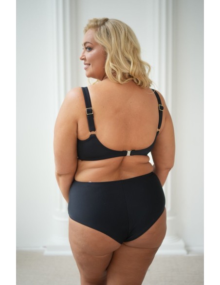 Biustonosz kąpielowy miękki Krisline Beach czarny 
