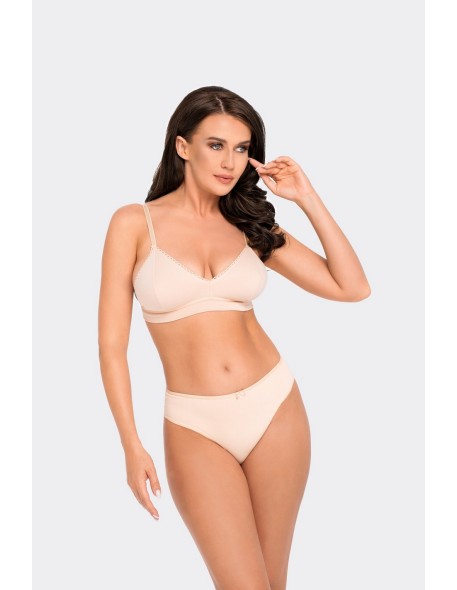 Figi damskie Babell BBL 012 z delikatną koronką