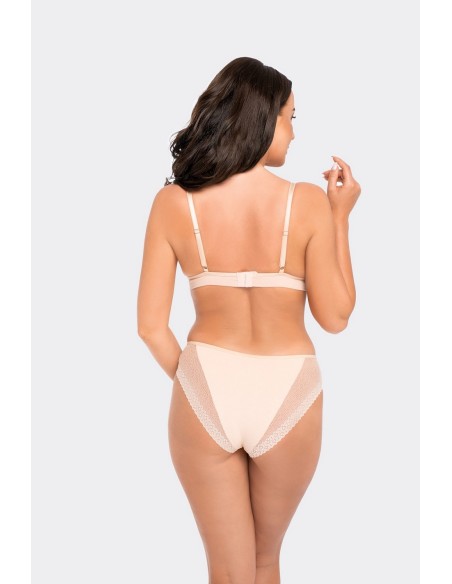 Figi damskie Babell BBL 012 z delikatną koronką