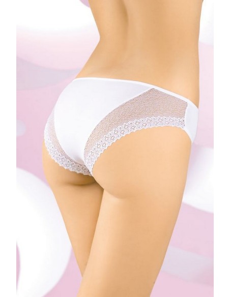 Figi damskie Babell BBL 012 z delikatną koronką