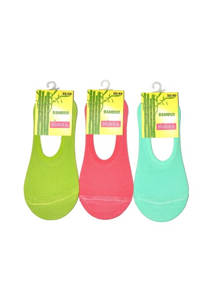 Balerinki women's footers mokasyny bambus, Rebeka 10791