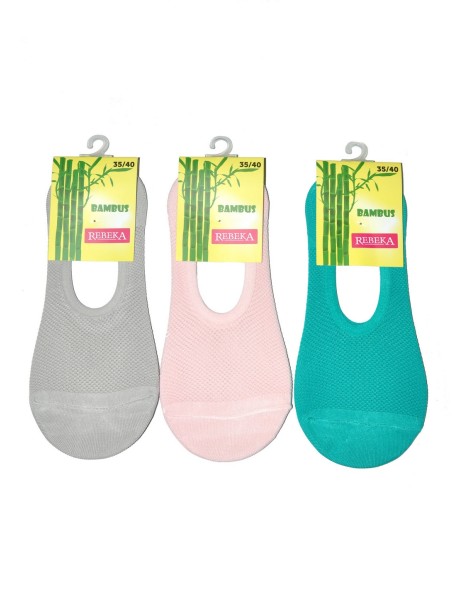 Balerinki women's footers mokasyny bambus,...