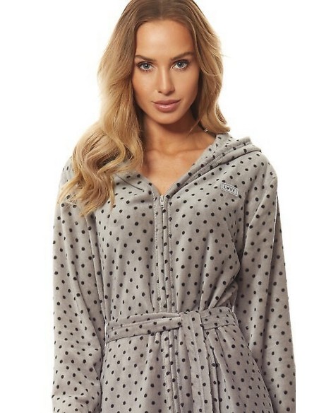 Bathrobe ladies' short with hood L&L 7119