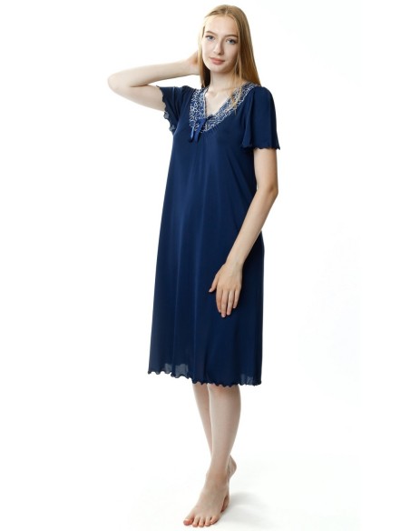 Shirt night women's with wiskozy Mewa Doris 6076