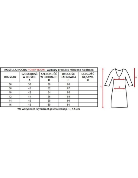 White shirt night Mewa Honeymoon 6300