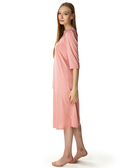 Shirt women's night with short sleeve, Mewa 4133