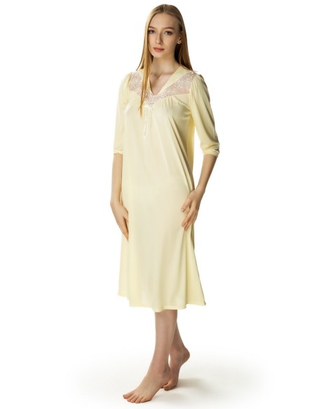 Shirt women's night with short sleeve, Mewa 4133