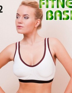 Sportowy biustonosz bez fiszbin Hanna Style 01-52 