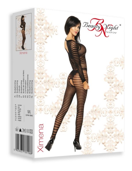 Bodystocking women's black Ximena Beauty Night...