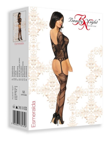Bodystocking black Esmeralda Beauty Night Fashion