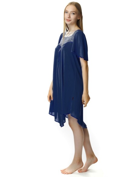 Shirt night women's with short sleeve Mewa Józefina