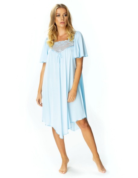 Koszula nocna damska z krótkim rękawem Mewa...