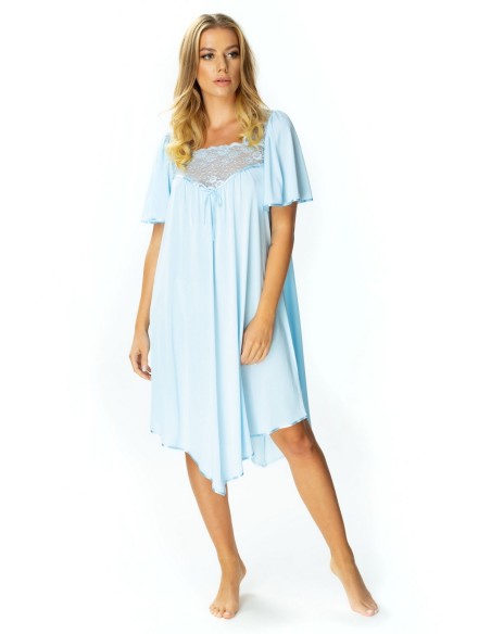 Koszula nocna damska z krótkim rękawem Mewa Józefina 