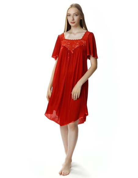 Shirt night women's with short sleeve Mewa Józefina