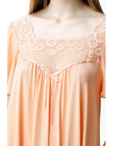 Koszula nocna damska z krótkim rękawem Mewa...