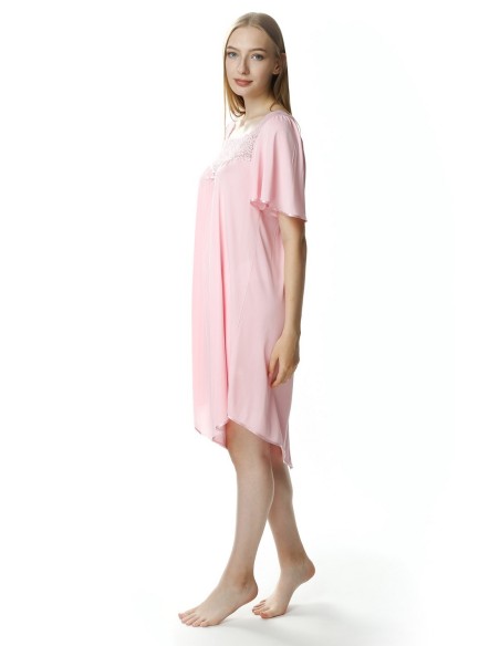 Shirt night women's with short sleeve Mewa Józefina