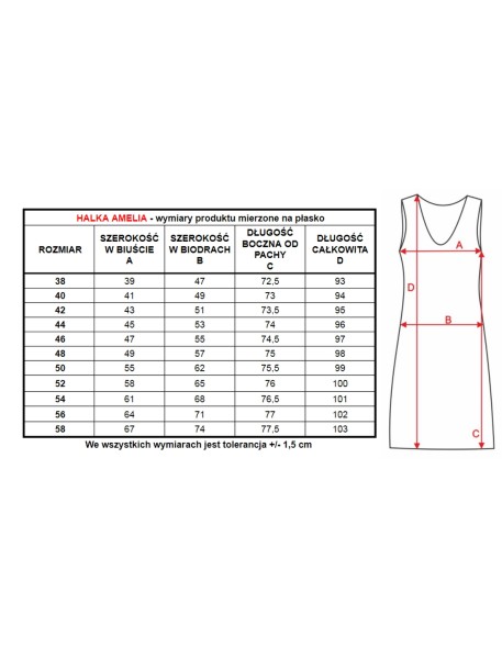 Slip women's camisole, Mewa 4127