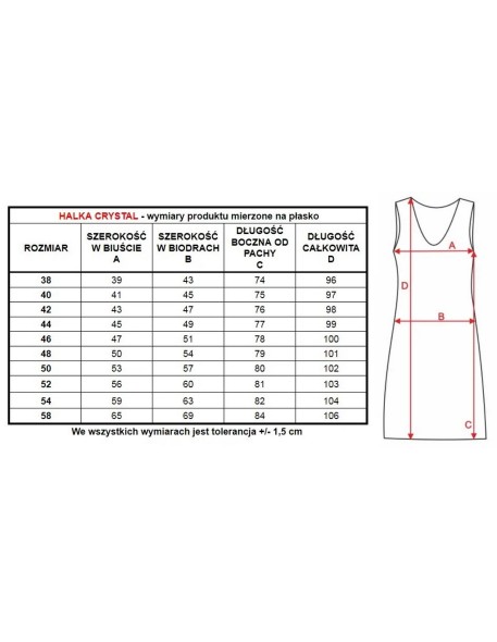 Prosta slip women's with wiskozy Mewa Crystal