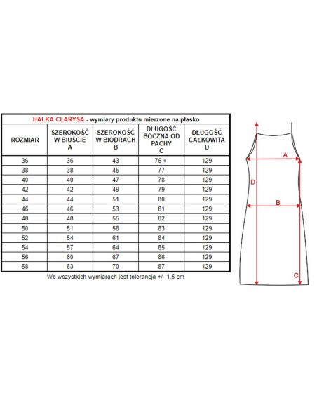 Long slip under dress Mewa Clarysa