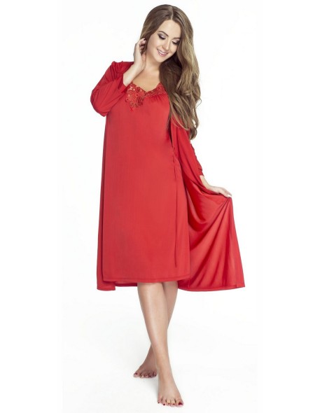 Szlafrok z wiskozy na lato Mewa Laura 