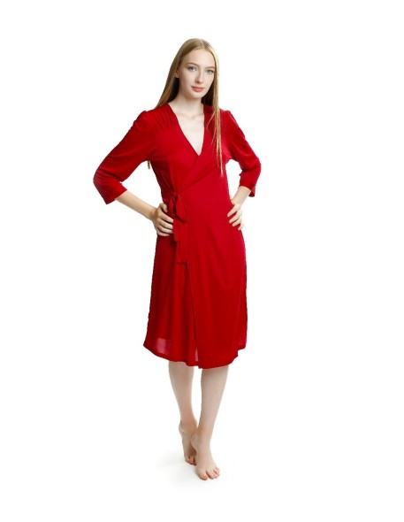 Bathrobe with wiskozy na summer Mewa Laura