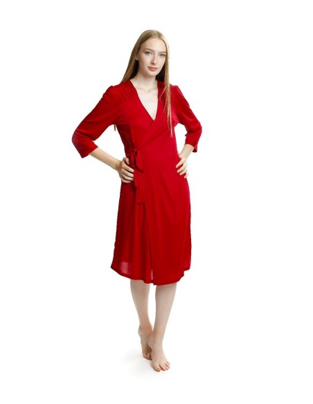 Bathrobe with wiskozy na summer Mewa Laura