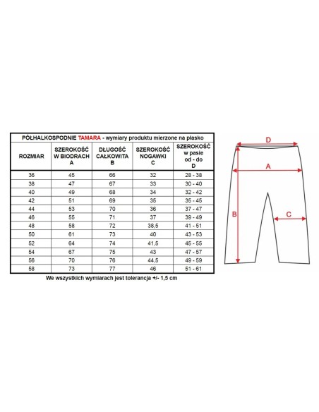 Slip spódnico trousers Mewa Tamara