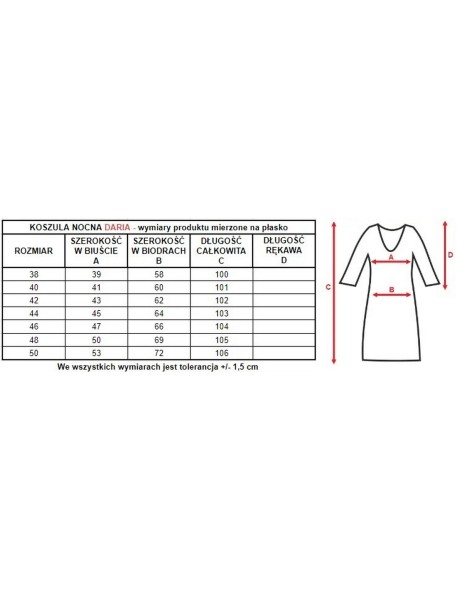 Night shirt women's Mewa Daria