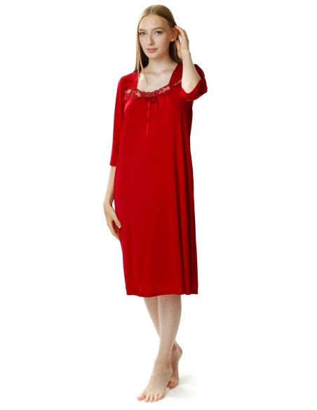 Night shirt women's 3/4 sleeve Mewa Melisa