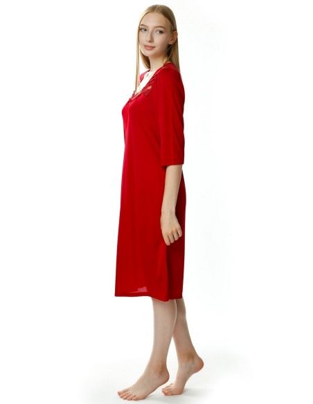 Nocna koszula damska rękaw 3/4 Mewa Melisa 