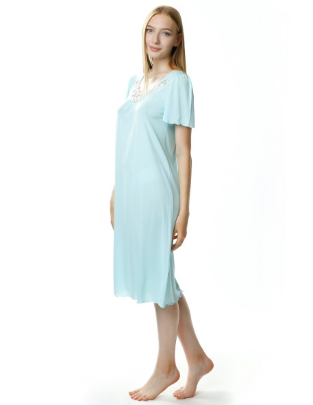 Shirt night women's with short sleeve, Mewa 4112