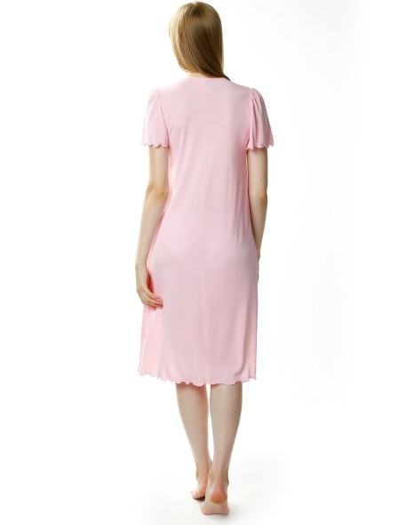Shirt night women's with short sleeve, Mewa 4112