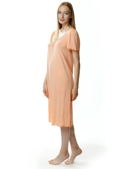 Shirt night women's with short sleeve, Mewa 4112