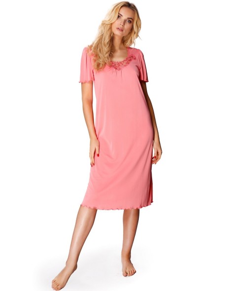 Shirt night women's with short sleeve, Mewa 4112