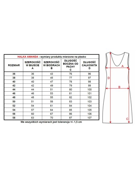 Slip women's camisole short, Mewa 4126