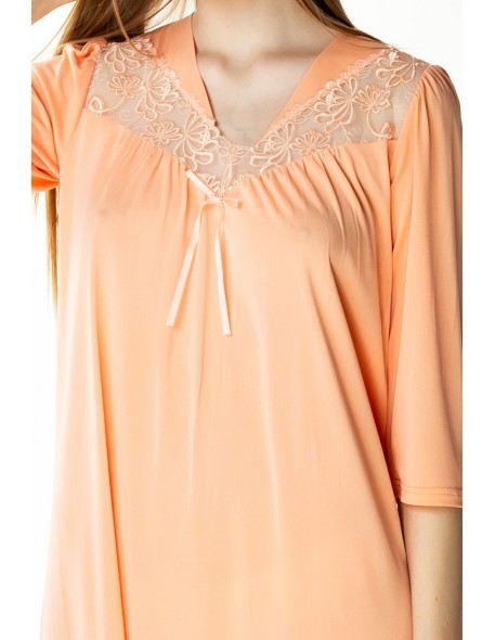 Shirt women's night with short sleeve, Mewa 4133