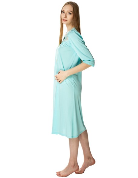 Shirt women's night with short sleeve, Mewa 4133