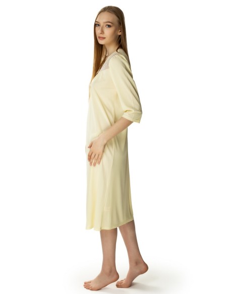 Koszula damska nocna z krótkim rękawem, Mewa 4133