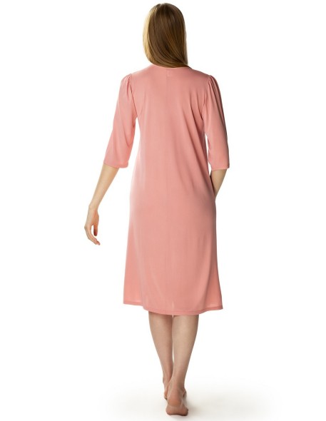 Koszula damska nocna z krótkim rękawem, Mewa 4133