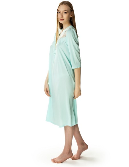 Shirt women's night with short sleeve, Mewa 4133