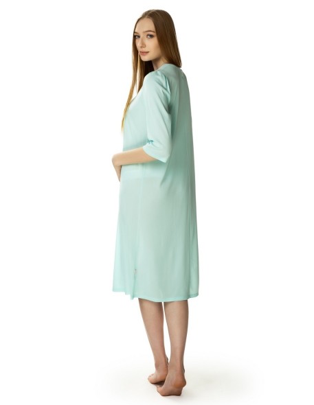 Koszula damska nocna z krótkim rękawem, Mewa 4133